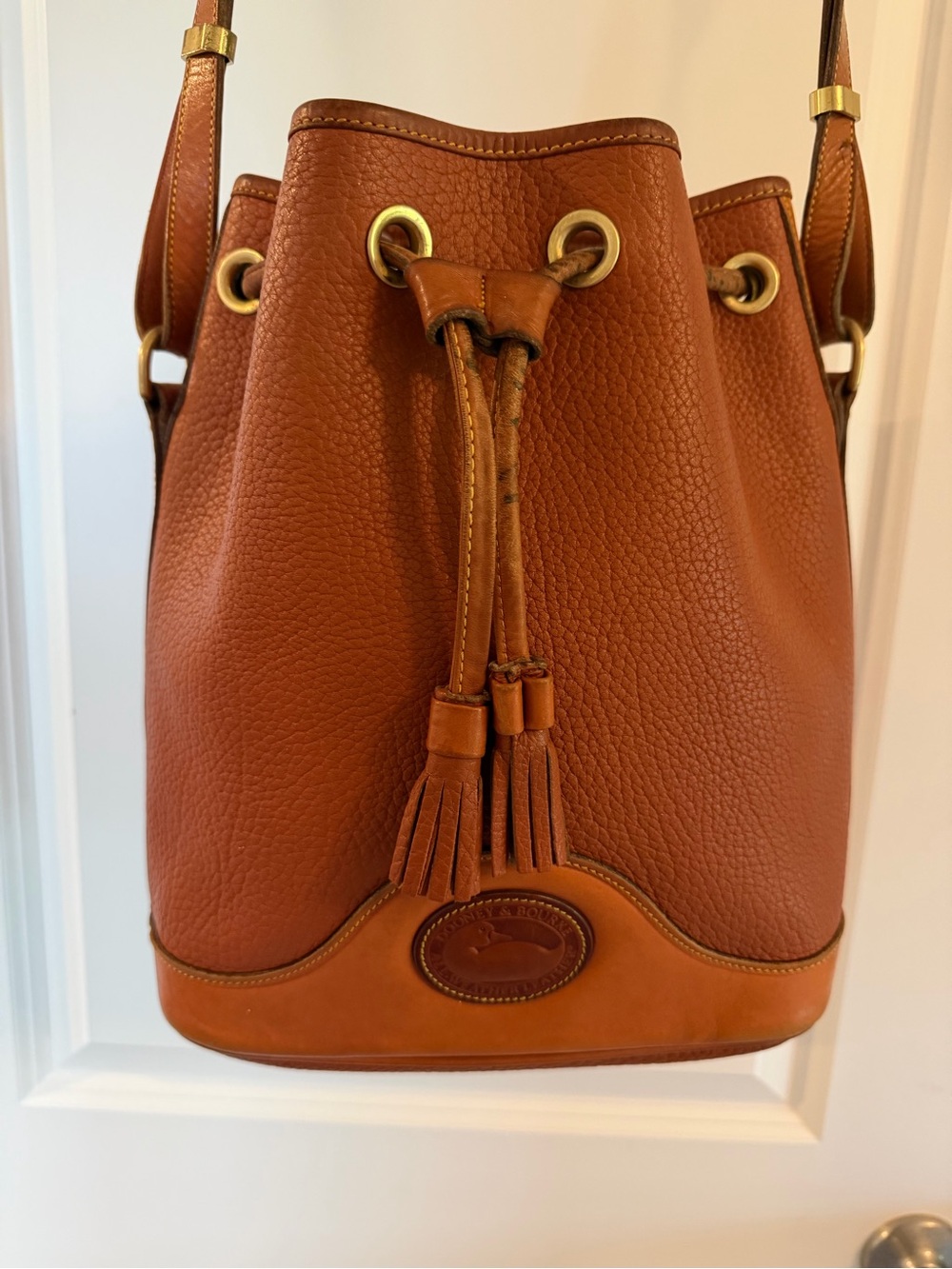 Dooney & Bourke Vintage 90’s All Weather Drawstring Bucket Bag